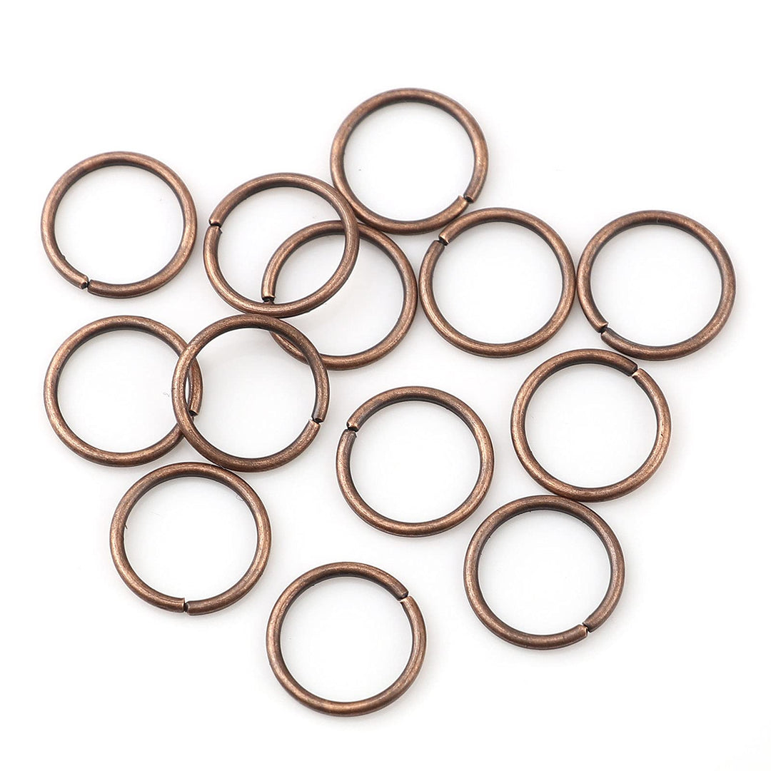 200 Pieces - 3mm Jump Rings Antique Copper Tone - 24 Gauge (0.5mm Thickness)