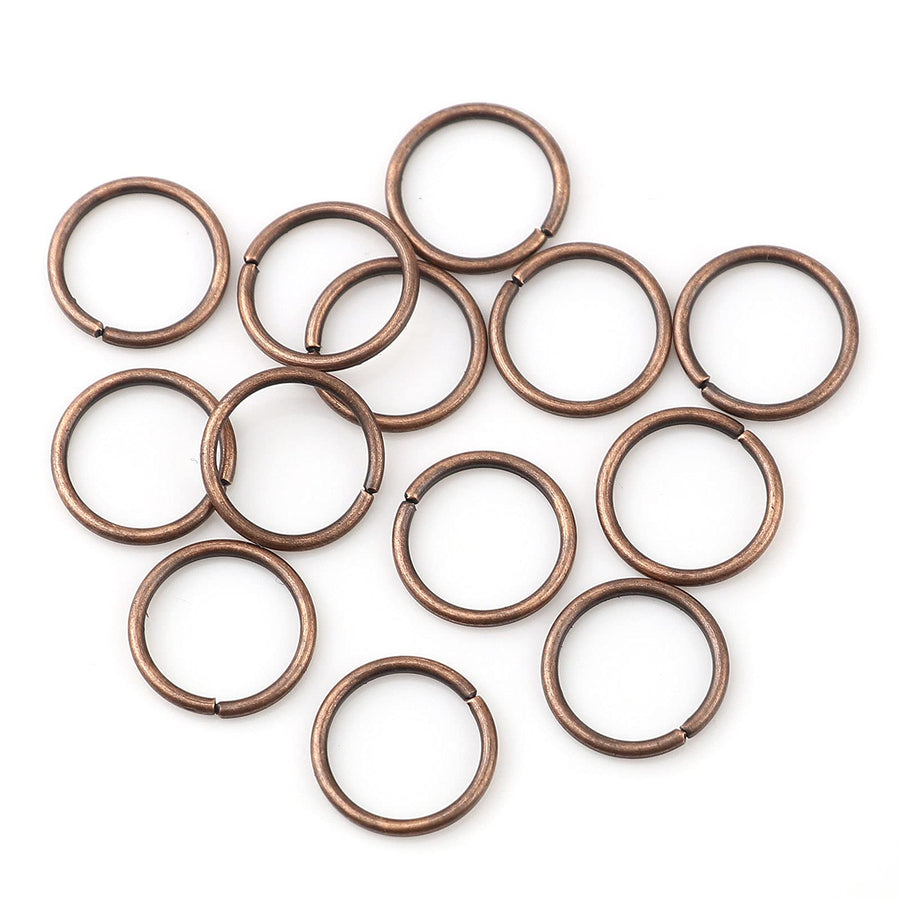 200 Pieces - 3mm Jump Rings Antique Copper Tone - 24 Gauge (0.5mm Thickness)