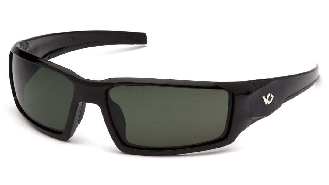 Pagosa Glasses with Anti-Fog Lens, Forest Gray Lens, Black Frame