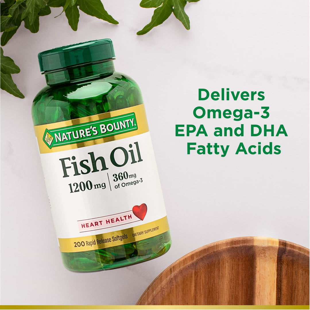 Nature&#39;s Bounty Fish Oil, Supports Heart Health