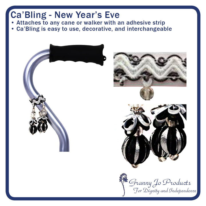 Granny Jo Products Ca &#39;Bling, Black/White, 1 Ou