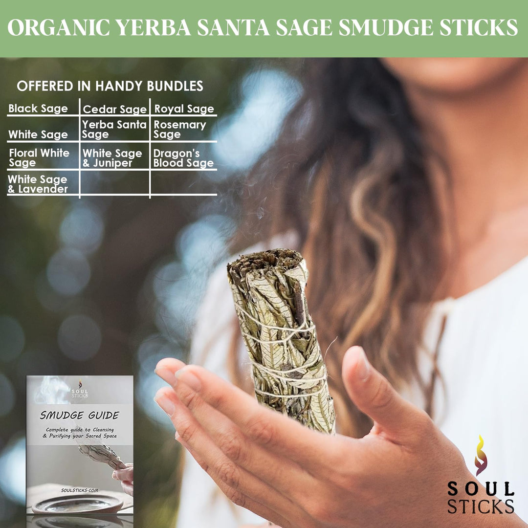 Soul Sticks 1 Pack 9 Inch Yerba Santa Smudge Stick with