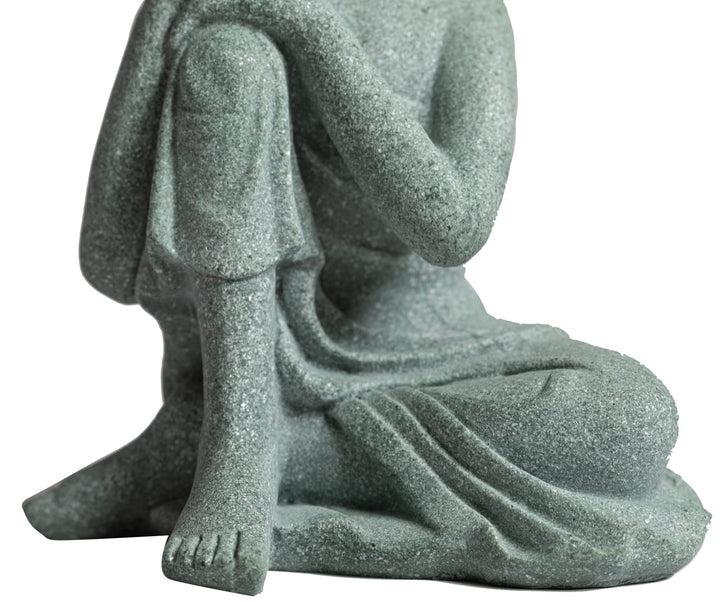 Little Buddha Statue - Handmade Buda Buddha Stone for Meditating Zen Fish Aquarium Tank Desktop Decor,Baby Buddha Figurine,Buddha Statue Indoor, Buddha Statue Outdoor, Buddha Statues for Home