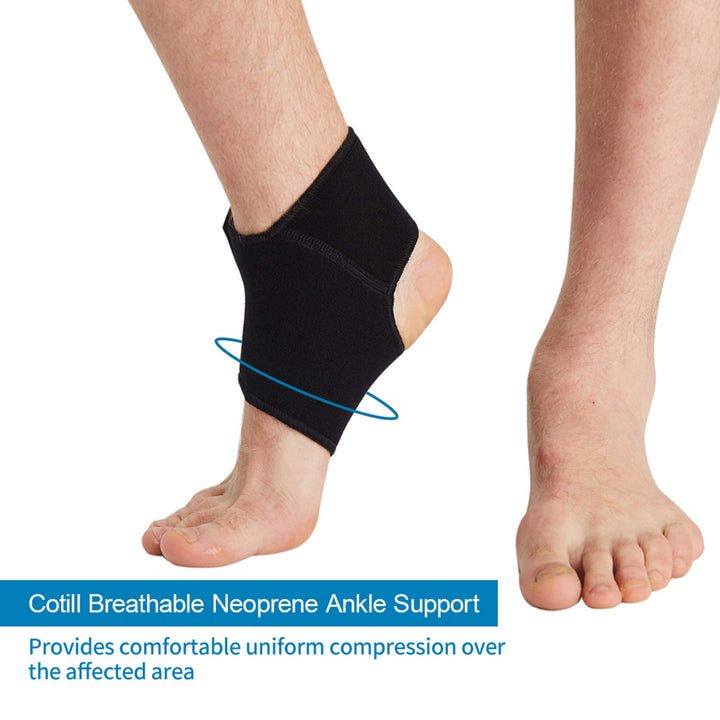 Cotill Ankle Support for Men and Women - Neoprene Breat