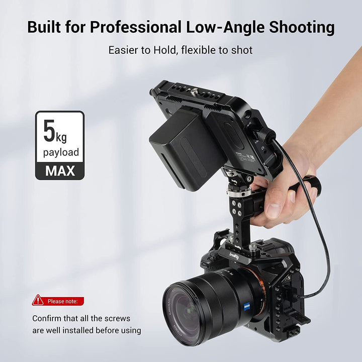SmallRig Camera Top Handle Grip, DSLR Cage Handle with 