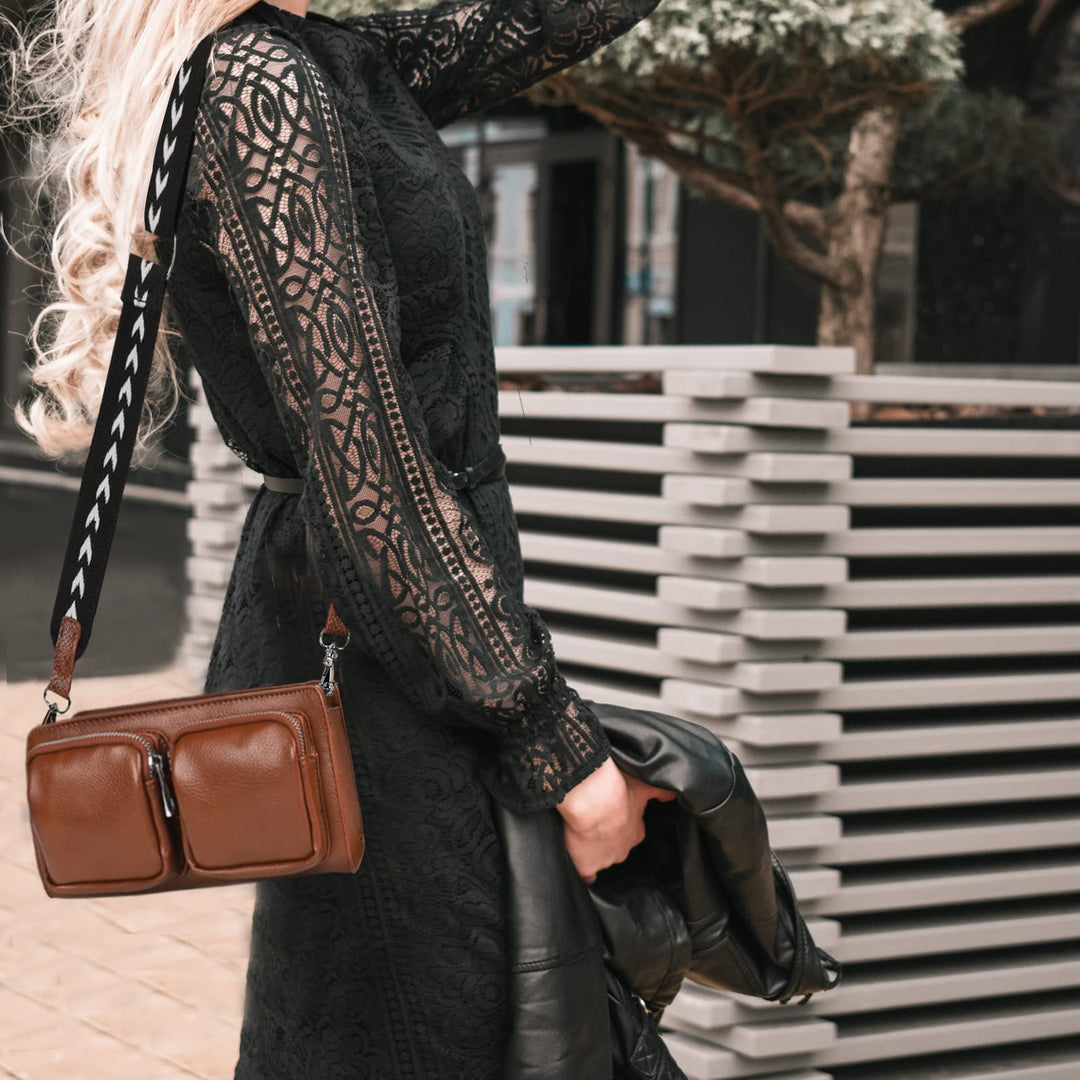 Small Crossbody Bag Leather Shoulder Bag for Women Stylish Designer Purses Retro Wallet Handbags with Coin Purse…