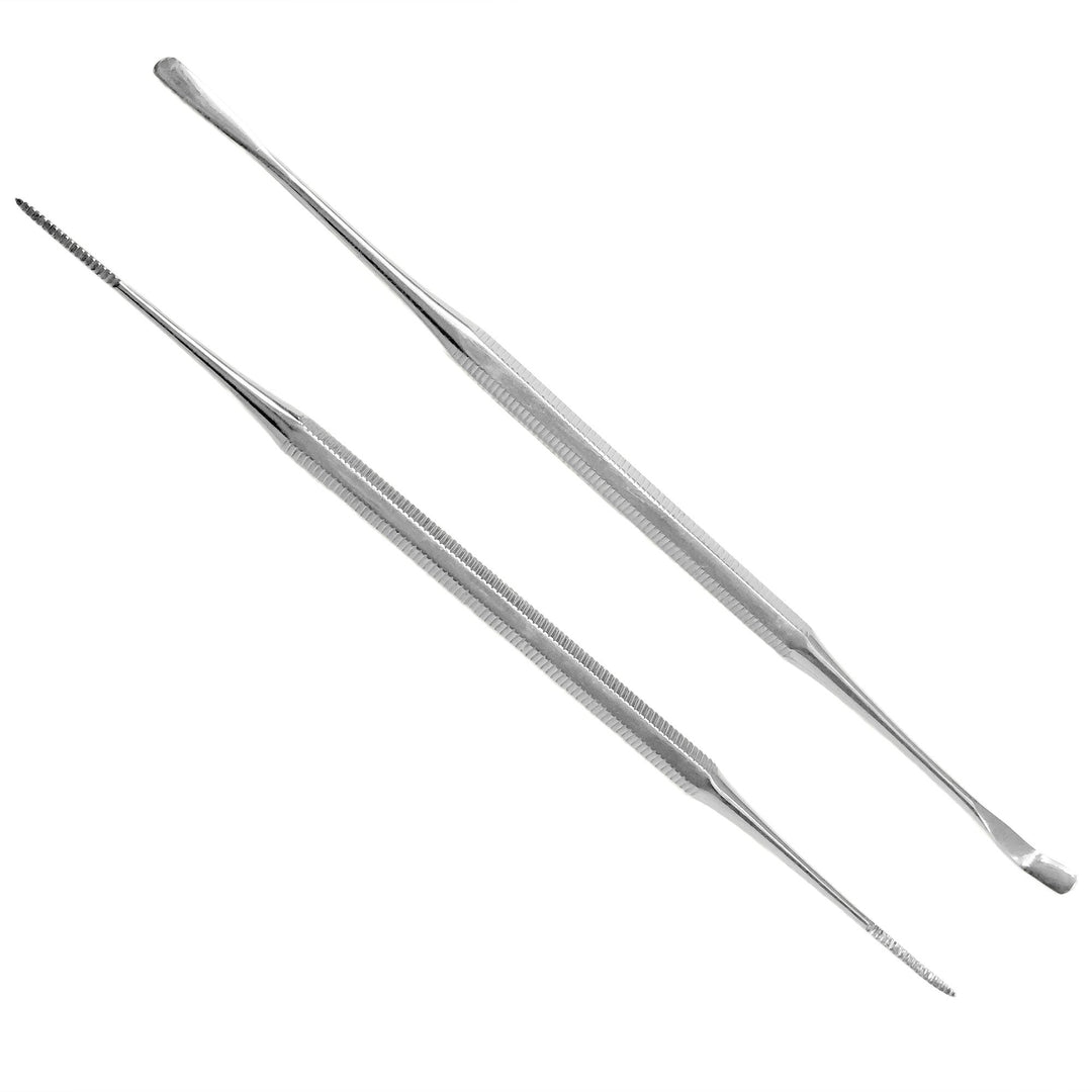 Kohm KP-7100 Ingrown Toenail Tool Kit, File &amp; Lifter Set - Professional Grade, Stainless Steel, Ingrown Toe Nail Pedicure Tools, Podiatry Tools Blacks File and Under Nail Cleaner