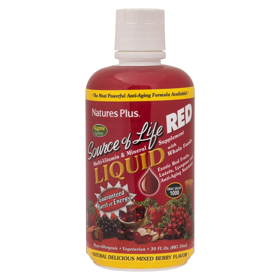 Natures Plus Source of Life RED Multivitamin Liquid - 3