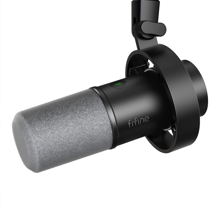 FIFINE Dynamic Microphone, XLR/USB Podcast Recording PC