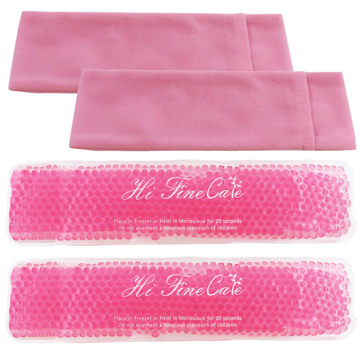 Reusable Perineal Cooling Pad for Postpartum &amp; Hemorrhoid Pain Relief, Hot &amp; Cold Packs for Women After Pregnancy and Delivery, 2 Ice Pack and 3 Cover (# Pink)
