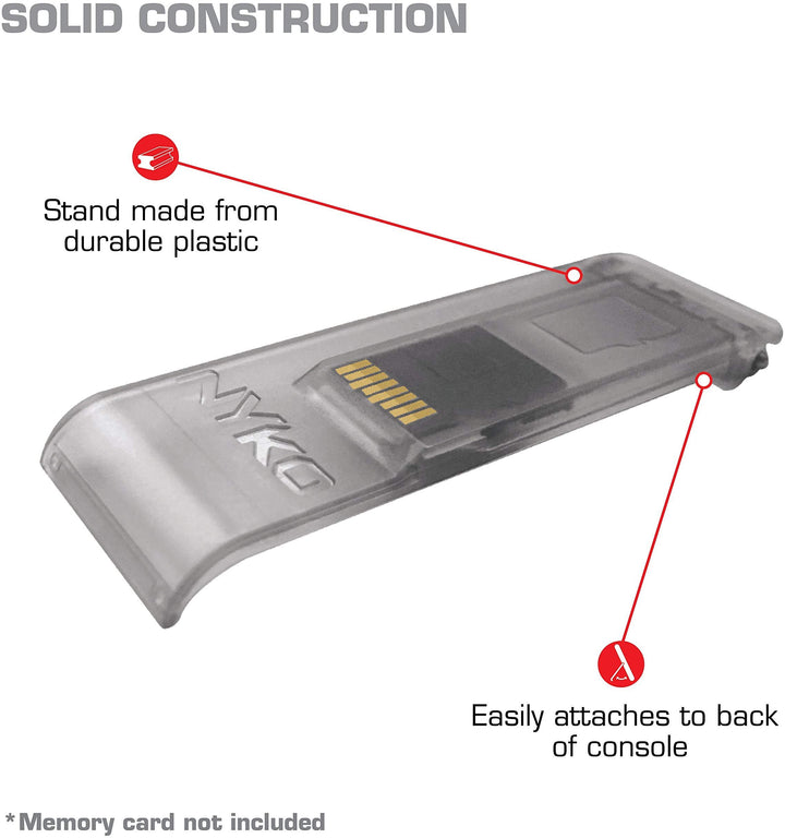 Kick Stand Multi-Pak - 3 Various Color Replacement Kickstands with Built-In SD Card Storage for Nintendo Switch