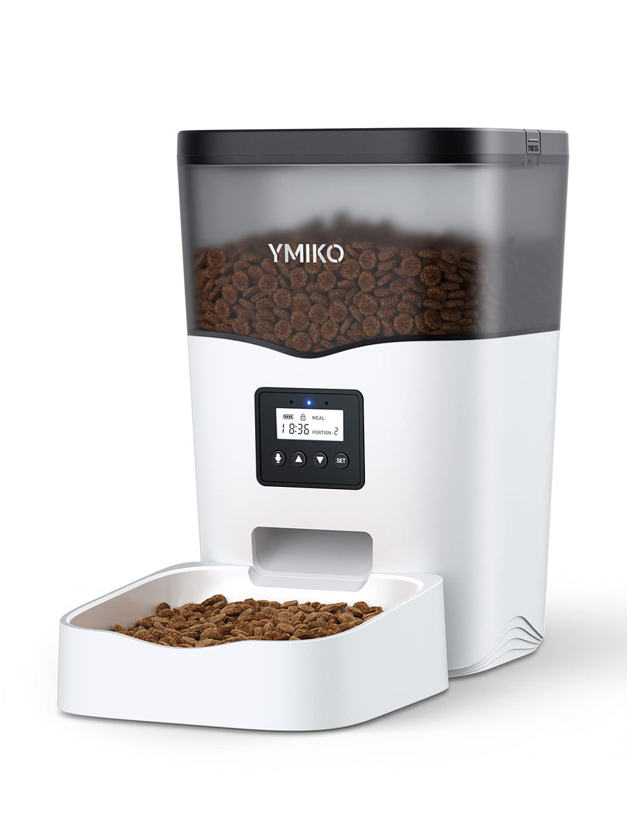 Ymiko Automatic Cat Feeder, Automatic Cat Food Dispense