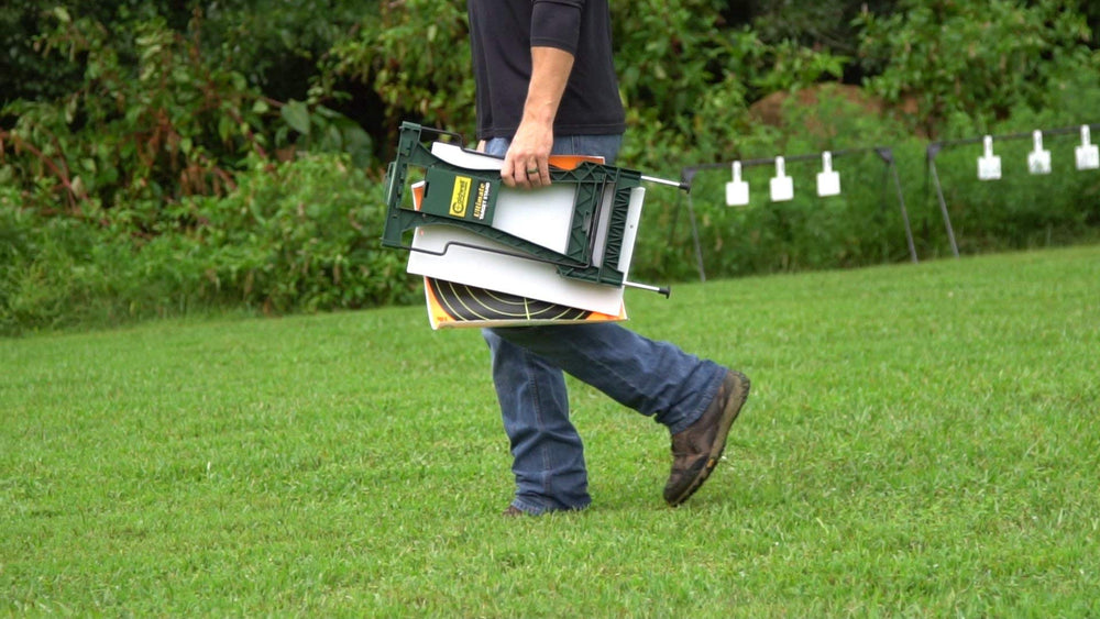 Ultimate Target Stand with Compact Design for Shooting, Sighting in and Range Practice with Replacement Backers (Sold Separately)