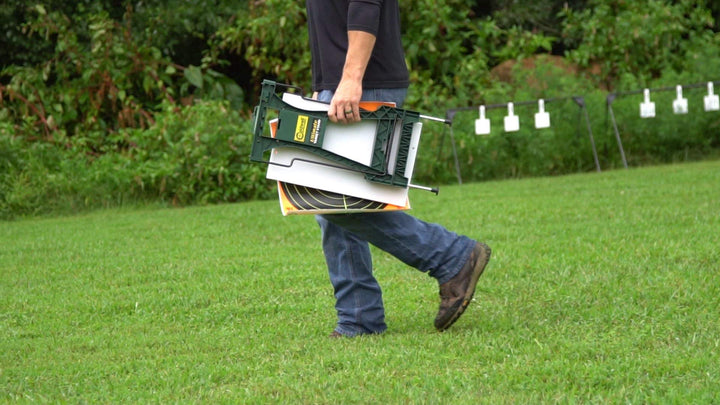 Ultimate Target Stand with Compact Design for Shooting, Sighting in and Range Practice with Replacement Backers (Sold Separately)