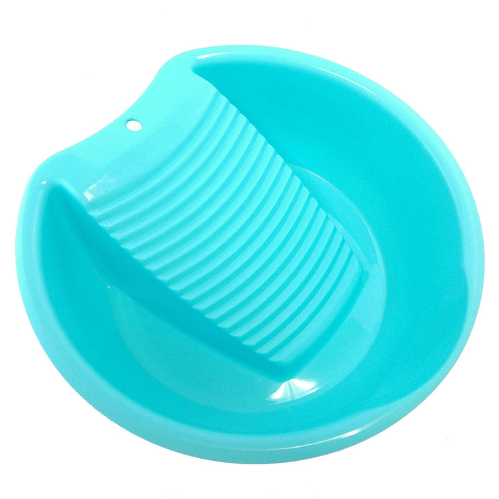Ohisu Blue Washboard Basin for Hand Washing Clothes and