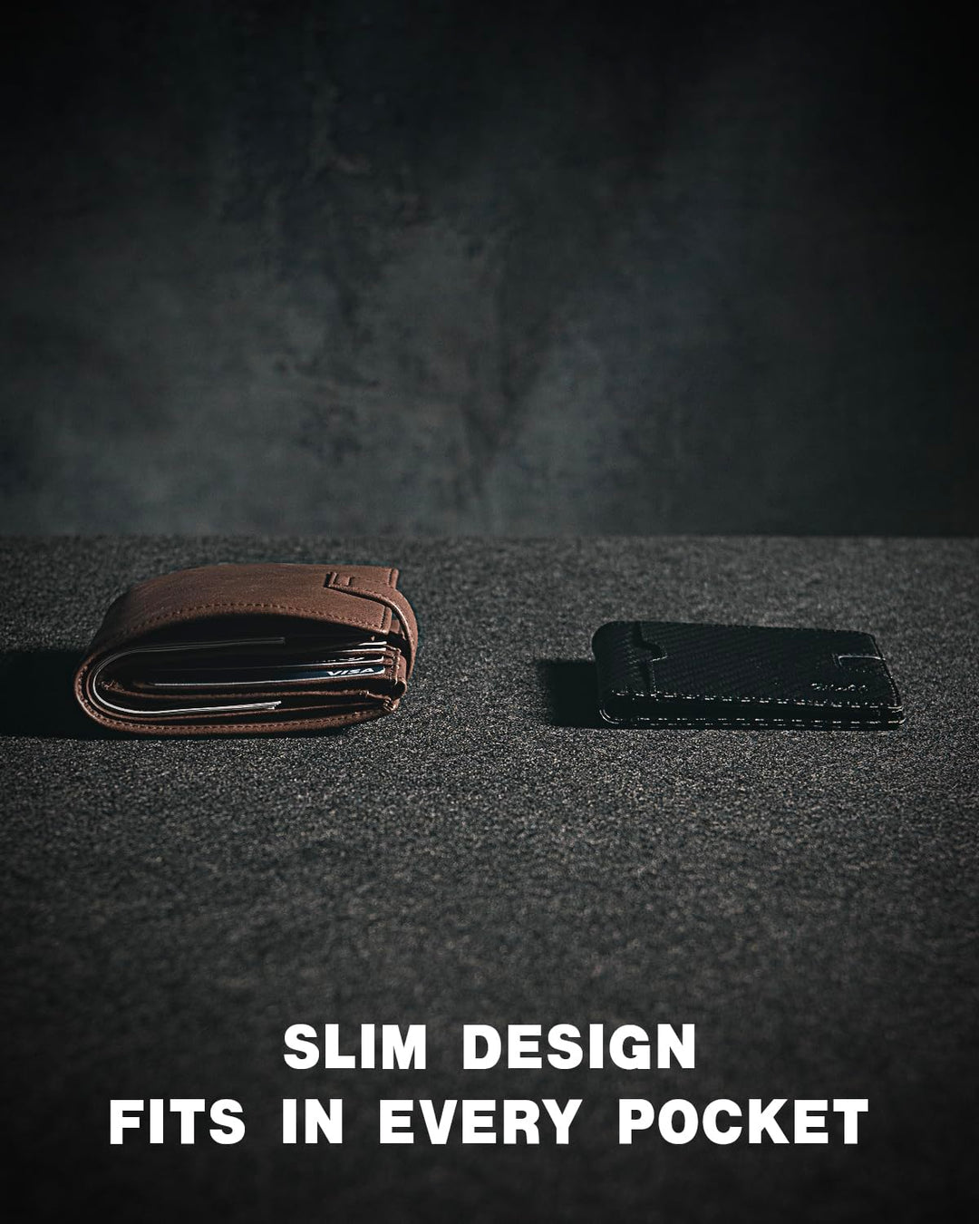 Zitahli Mens-Wallet-Slim-Leather-RFID Blocking Wallet f