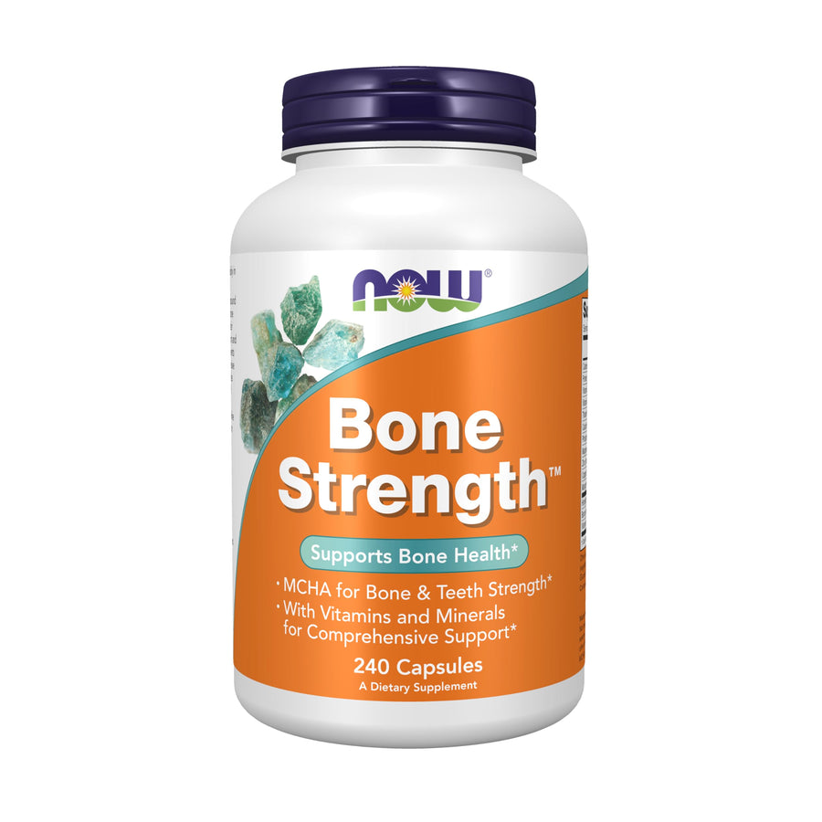 Supplements, Bone Strength™ with Microcrystalline Hydroxyapatite (MCHA), Magnesium and Vitamins C,D and K, 240 Capsules