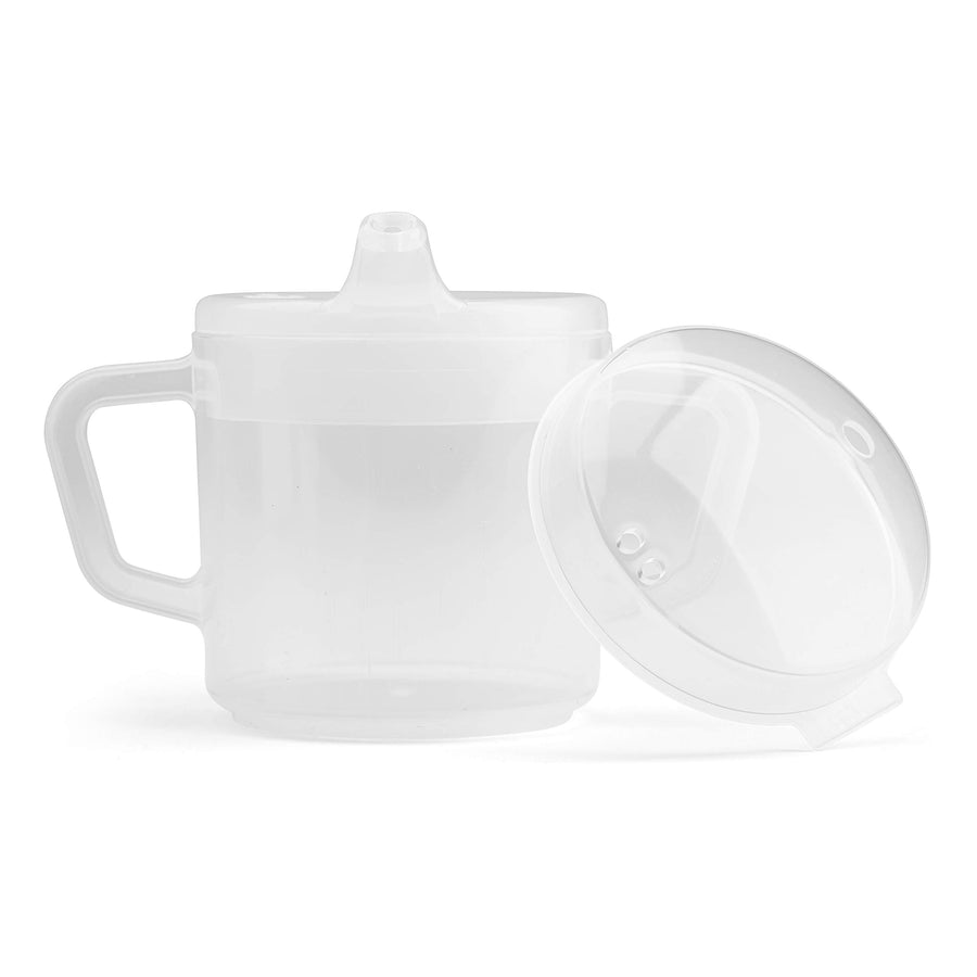 Small Two-Handle 8oz Adaptive Sippy Cup Mug for Elderly