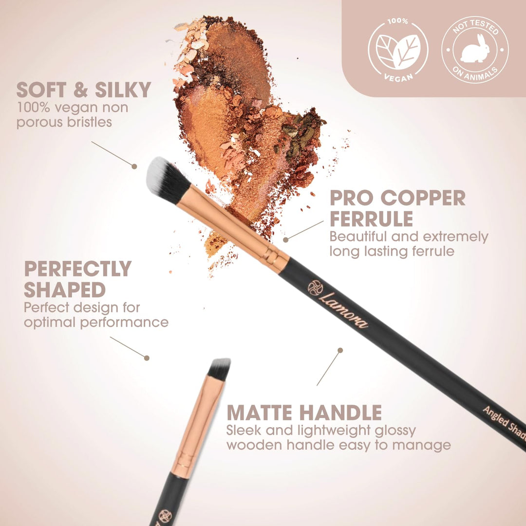 Makeup Eye Brush Set - Eyeshadow Eyeliner Blending - Crease Kit-Best Choice 7 Essential Makeup Brushes - Pencil, Shader, Tapered, Definer, Last Longer, Apply Better Makeup &amp; Make You Look Flawless