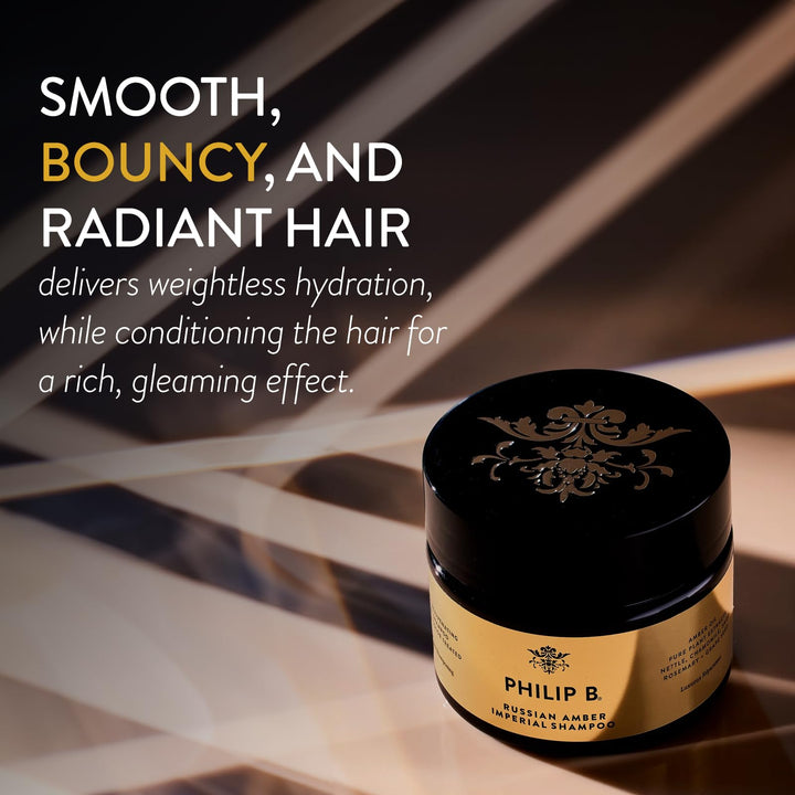 Russian Amber Imperial Shampoo, 12 oz (355 ml) | Restorative, Color-protective, Weightless Hydration