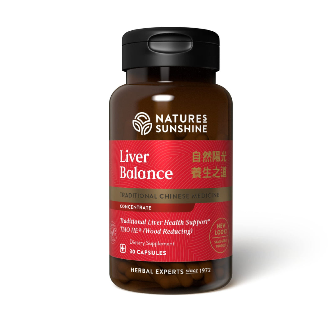Nature&#39;s Sunshine Liver Balance, Chinese Concentrate, 30 Capsules | Blend of Chinese Herbs that Support the Digestive and Nervous Systems While Optimizing Liver Health