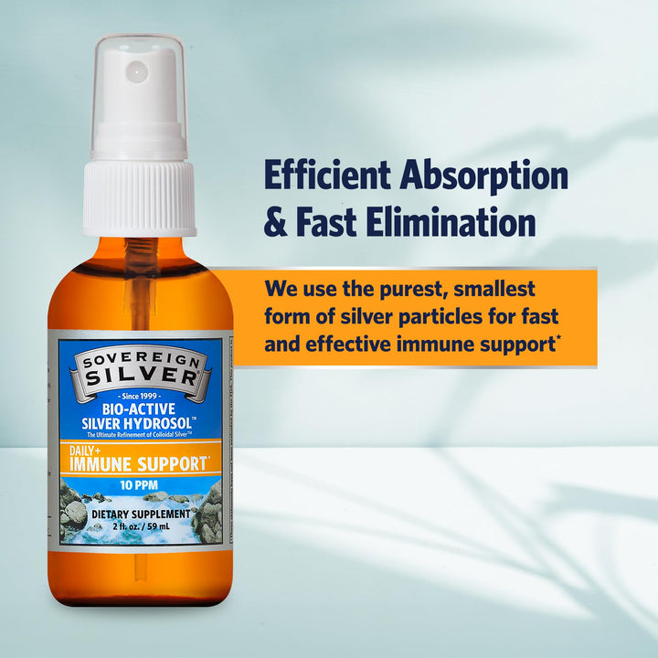 Sovereign Silver Bioactive Silver Hydrosol 10 PPM Fine 