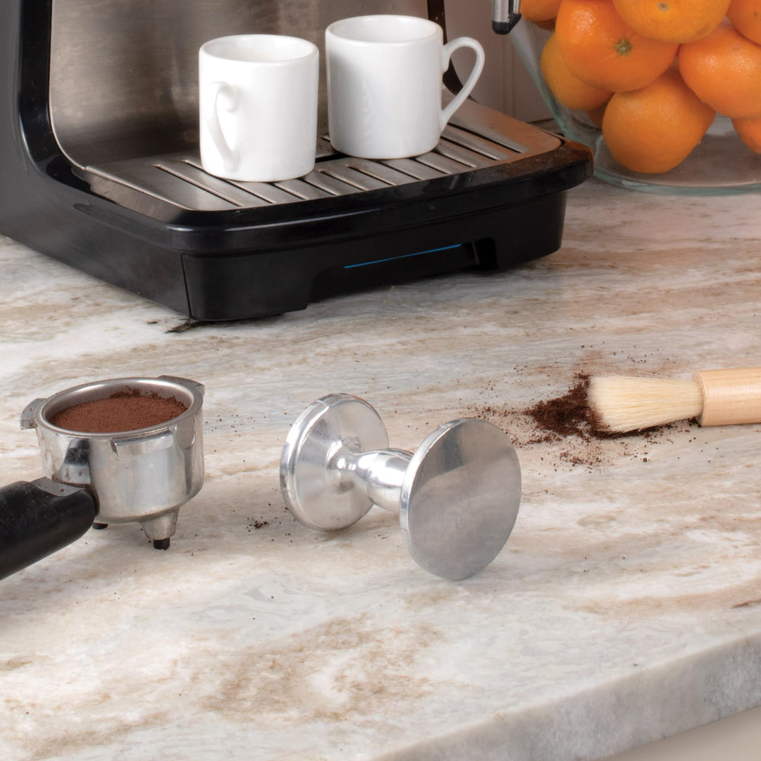 Dual-Sided Espresso Tamper, 4-Ounce Weight, 48-Millimeter and 53-Millimeter