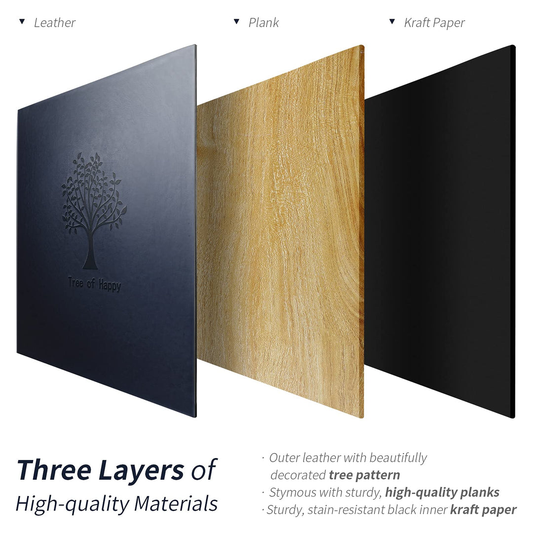 Photo Albums 4 x 6 Picture 600 Horizontal and Vertical Photos Extra Large Capacity Photo Album Blue Leather Cover Pictures Photo Book for Family, Marriage, Baby Growth and Vacation