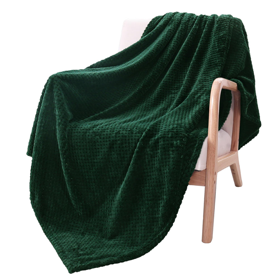 Exclusivo Mezcla Fleece Throw Blanket Extra Large, Supe