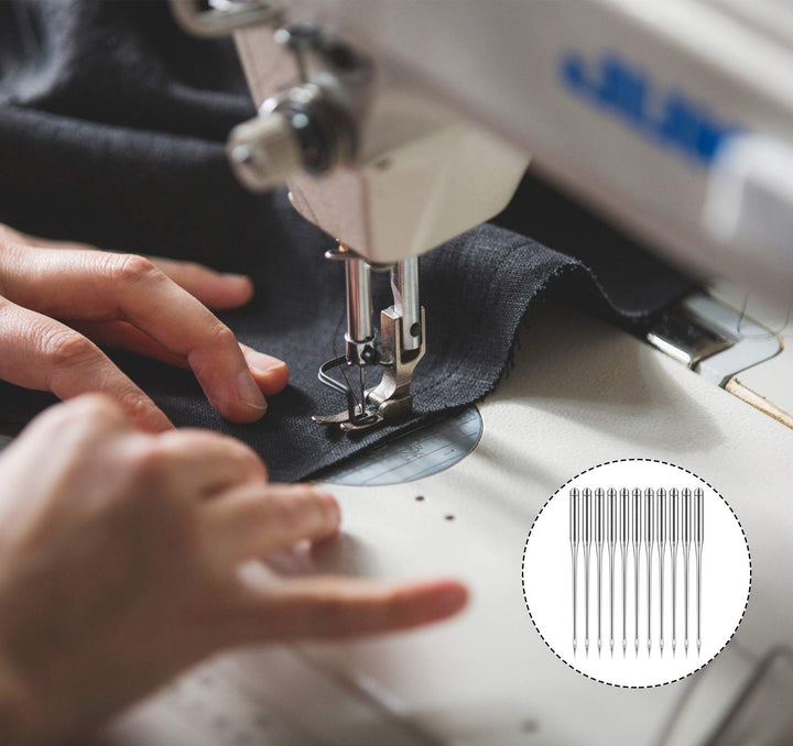 100 PCS Sewing Machine Needles Universal Regular Point Needles for Singer Brother, Assorted Sizes HAX1 65/9, 75/11, 90/14, 100/16, 110/18 (Durable,Universal)