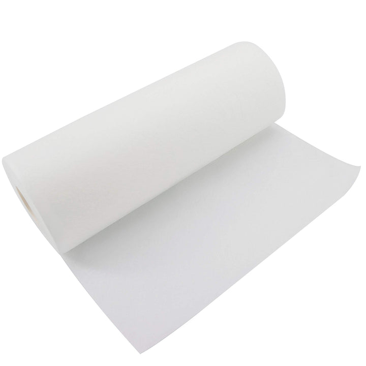 Wash Away - Water Soluble Machine Embroidery Stabilizer Backing &amp; Topping 10 x 25 Yd roll - Light Weight - Cut into Variable Sizes for Machine Embroidery and Hand Sewing