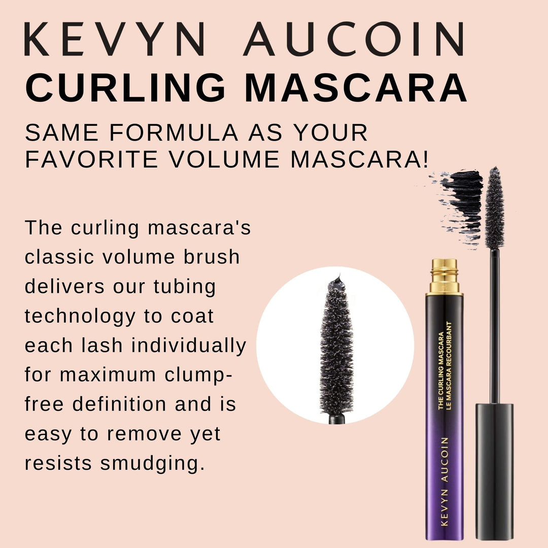 Aucoin - The Curling Mascara - Rich Pitch Black. 0.18 oz