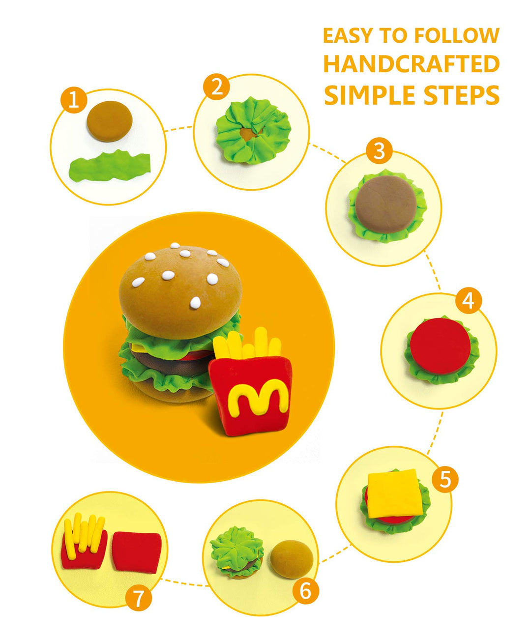 Air Dry Clay 24 Colors, Kids Toys Modeling Clay Kit, No-Bake No Mess Magic Clay Crafts, Christmas Birthday Gifts for Kids Girls Boys