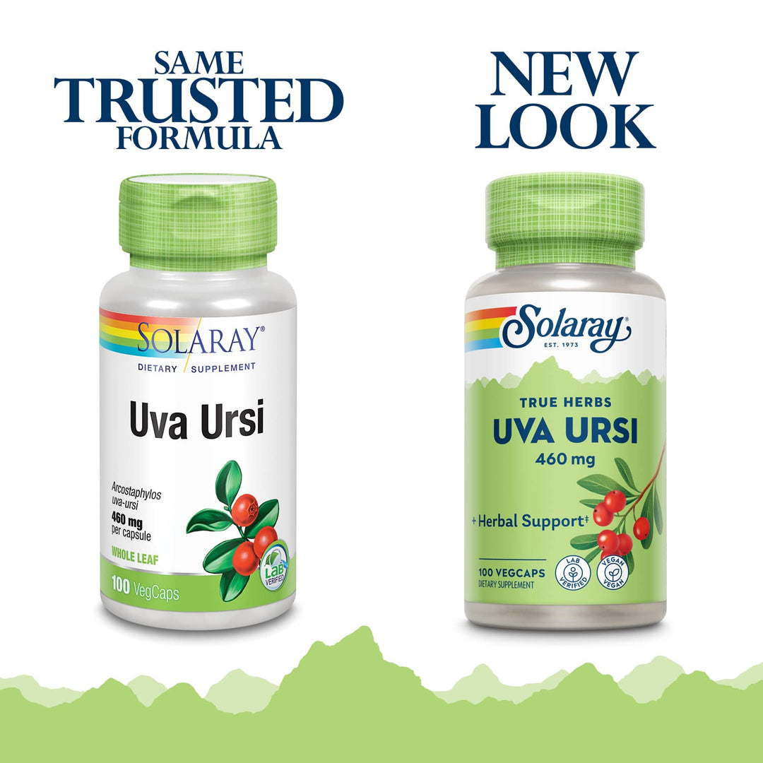 Solaray Uva Ursi Leaf 460 mg | Healthy Bladder, Kidney 