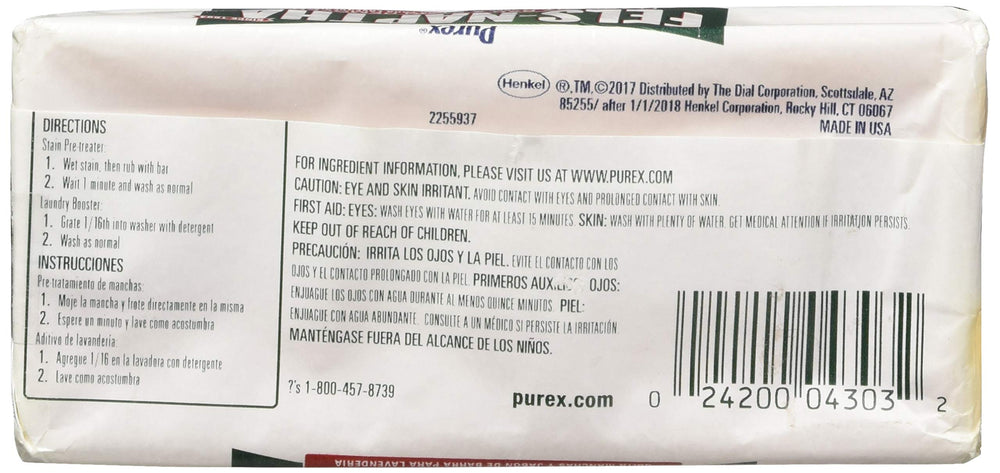 Fels Naptha Laundry Bar and Stain Remover, 5.0 Oz