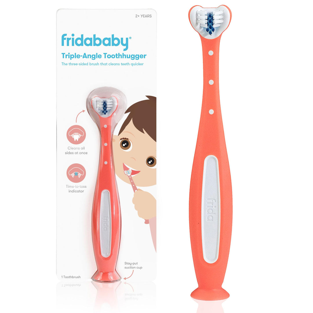 FridaBaby Triple-Angle Toothhugger Training Toothbrush for Toddler Oral Care