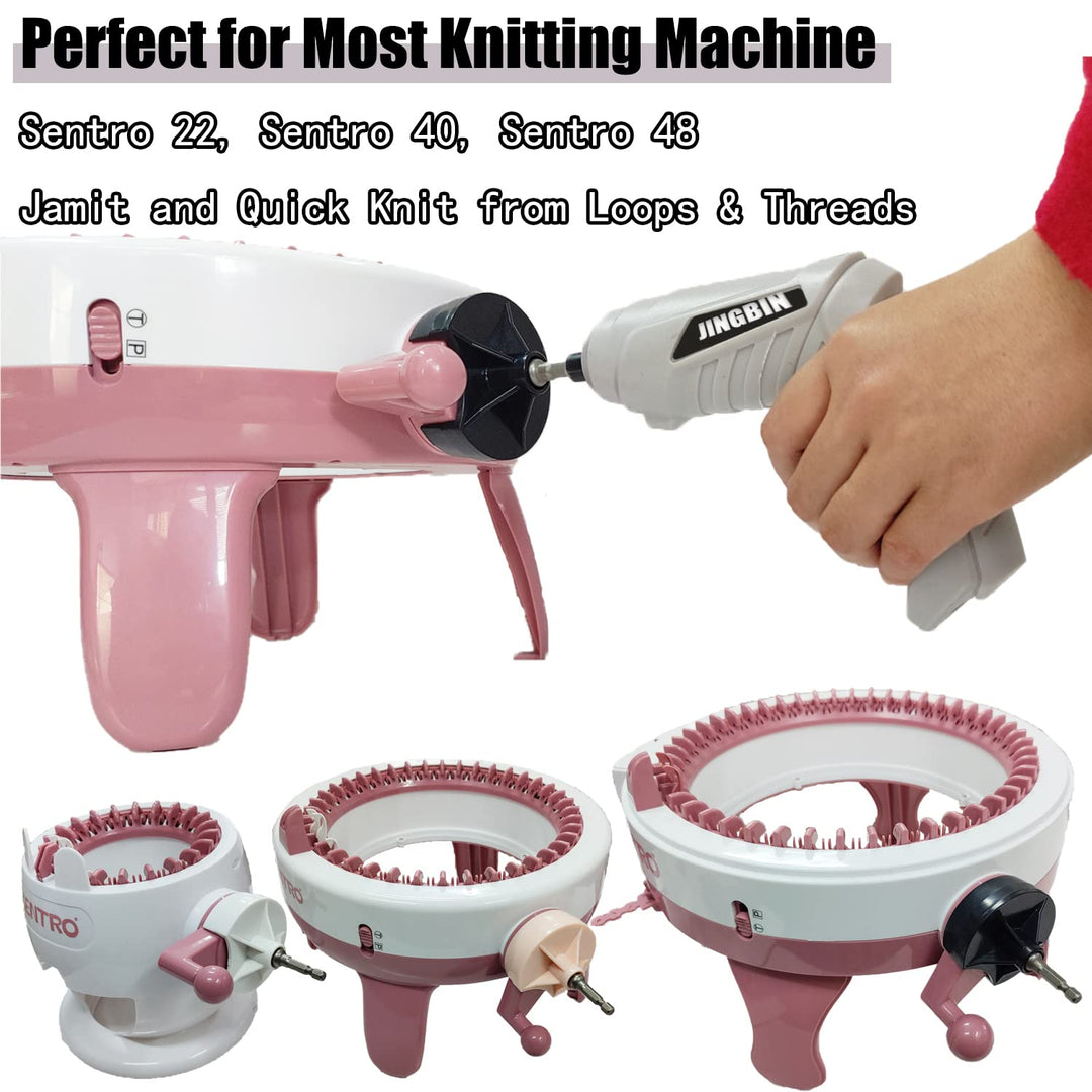 Knitting Machine Drill Attachment for Sentro Knitting M