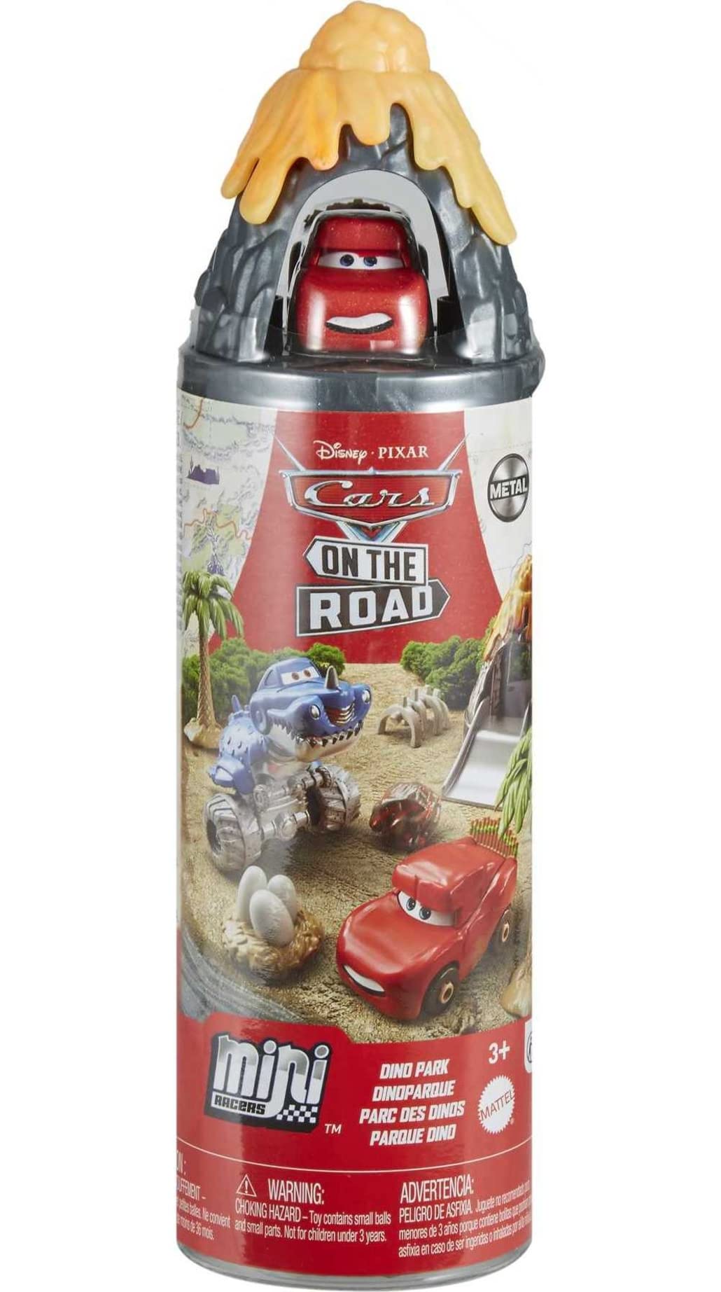 Mattel Disney and Pixar Cars Toys, Mini Racers Dino Par