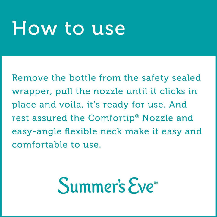 Summer's Eve Douche | Fresh Scent | 4.5 oz Size | Pack of 1 | pH Balanced, Dermatologist & Gynecologist Tested