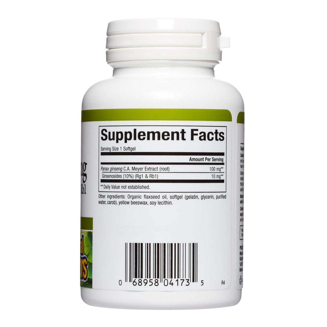 HerbalFactors by Natural Factors, Panax Ginseng, Promotes Resistance to Everyday Stress and a Healthy Well-Being, 60 softgels (60 servings)