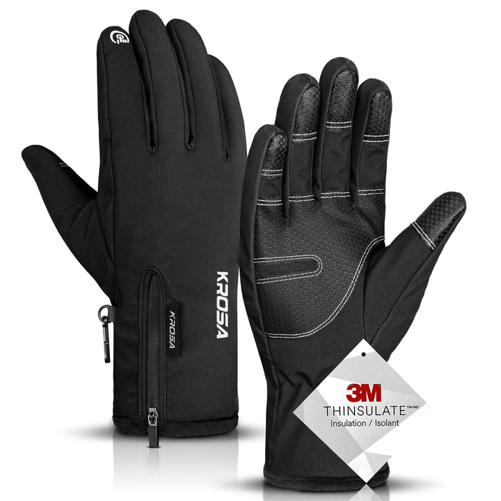 -10? Winter Gloves Men Women, 10 Touchscreen Fingers Snow Ski Gloves, Waterproof Cold Weather Gloves