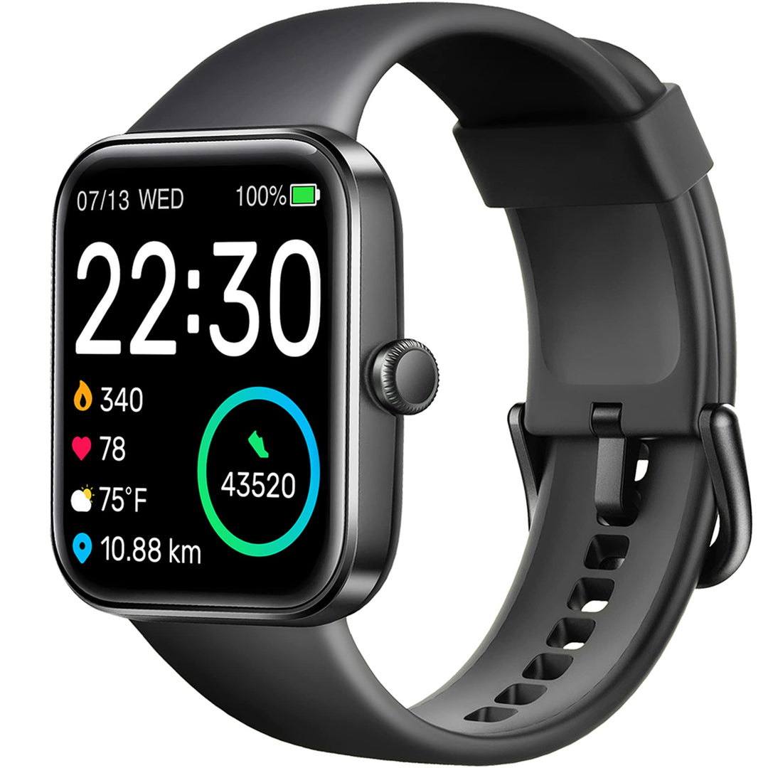 SKG Smart Watch, Fitness Tracker with 5ATM Swimming Wat
