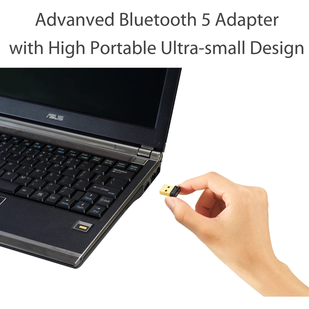 ASUS USB-BT500 Bluetooth 5.0 USB Adapter with Ultra Sma