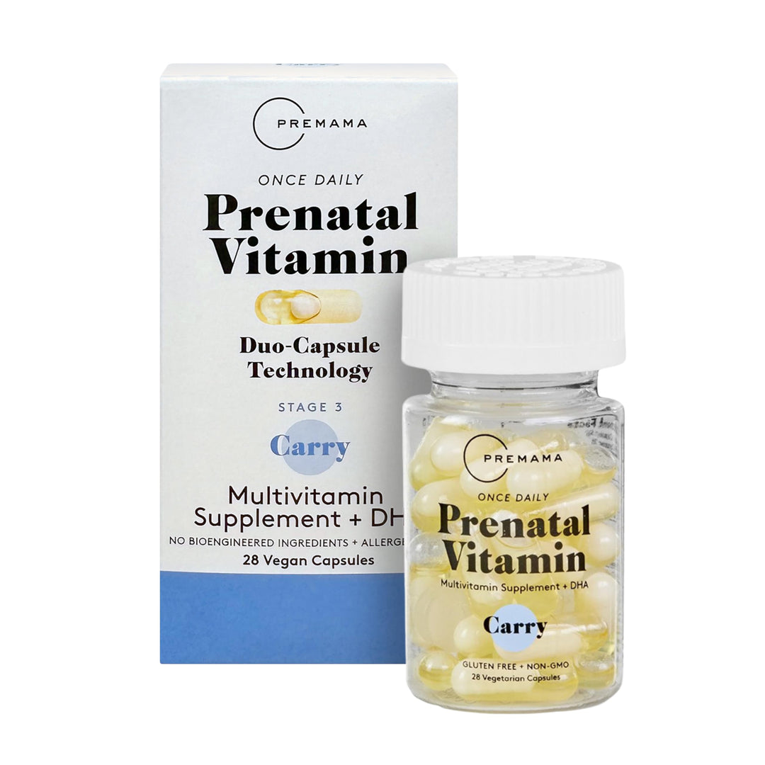 Prenatal Vitamins for Women, Once-Daily Multivitamin Supplement, Includes Folate and DHA, Allergen-Free, 28 Vegan Capsules