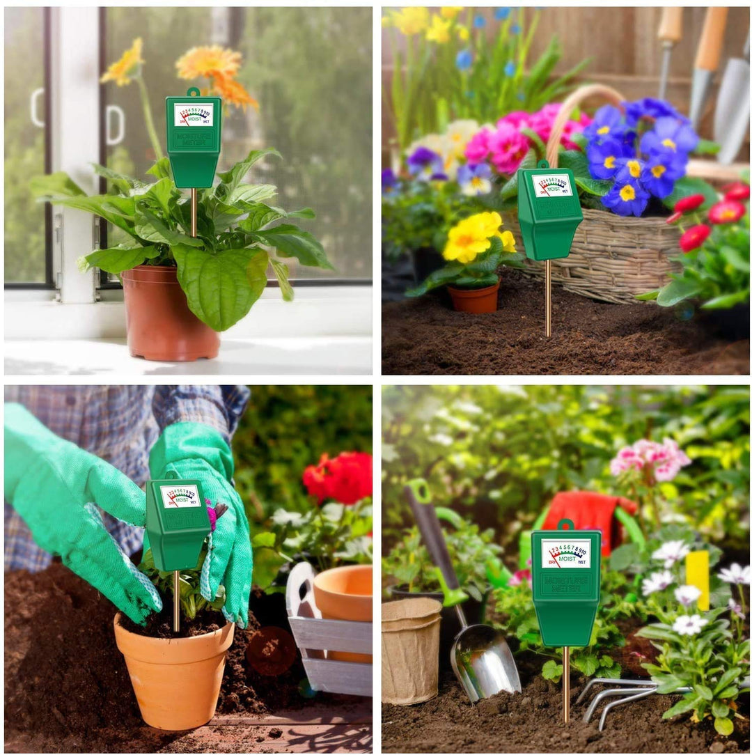 Soil Moisture Meter,Plant Hygrometer Moisture Sensor Plant Water Monitor for Potted Plants,Garden,Farm, Lawn(No Battery Needed)