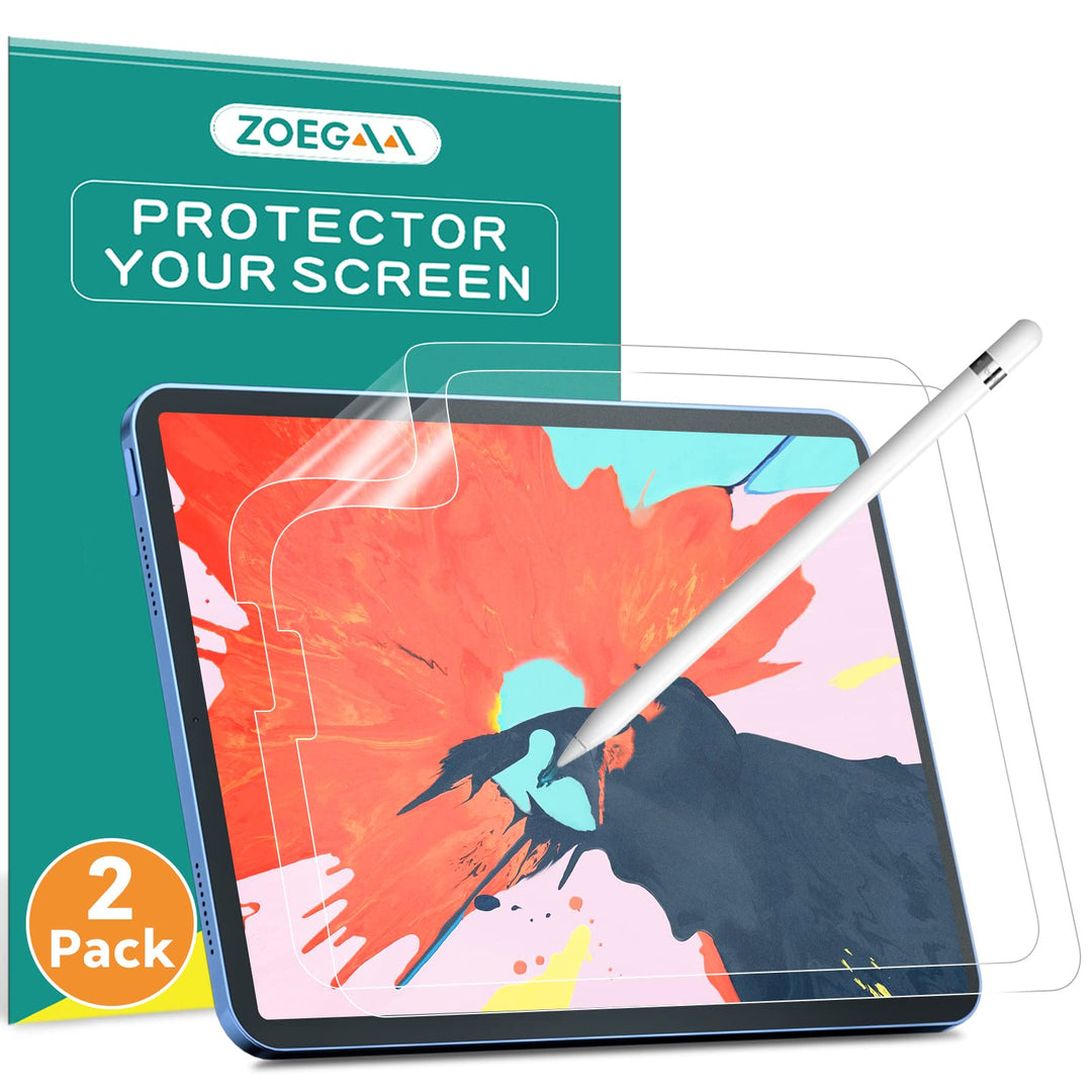 2 Pack iPad Pro 12.9 Screen Protector, Paper Screen Protector Compatible with iPad Pro 12.9 (2022 &amp; 2021 &amp; 2020 &amp; 2018 Models), Matte Surface PET Film for Write and Draw Like on Paper