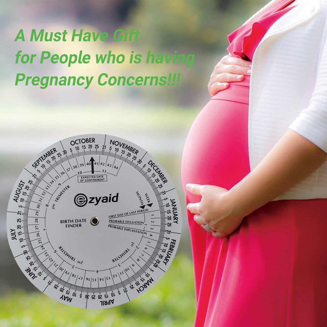 Pregnancy Wheel (Pack of 6), Due Date OB-GYN Calculator, Gestational EDC Wheel for Midwives and Health Workers