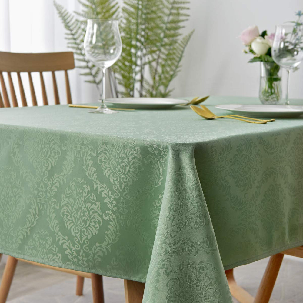 maxmill Jacquard Table Cloth Damask Design Water Resist