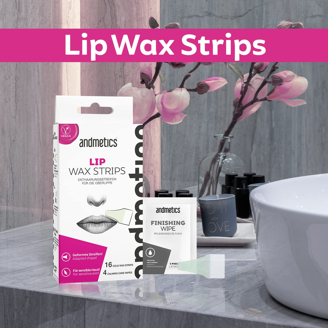 Andmetics Depilatory Strips for Women Lips
