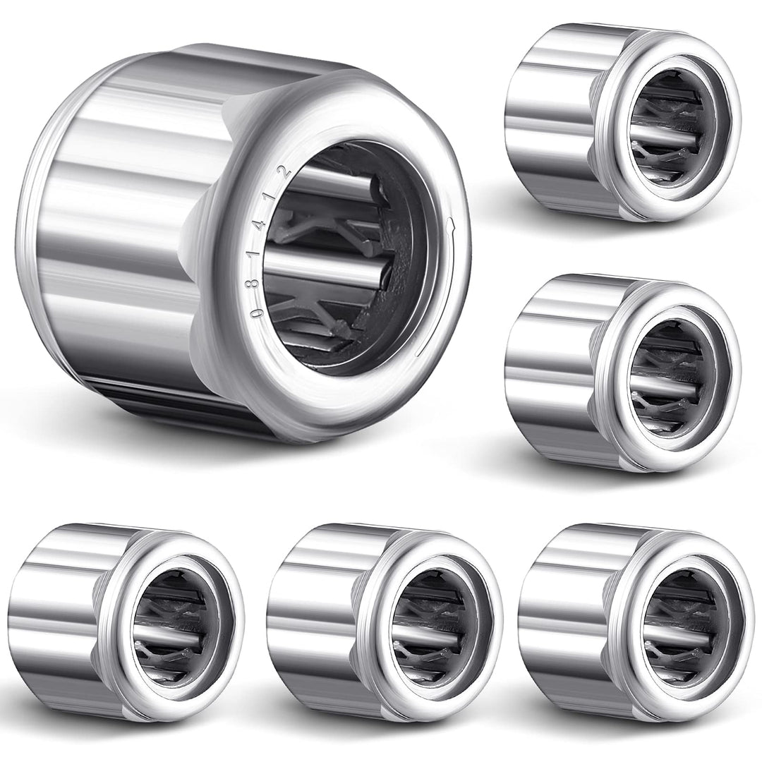Tondiamo 6 Pieces Needle Roller Bearings unilateral Bearing Small Octagonal Bearings Industrial Bearings 8mm Bore 14mm OD 12mm Width with Nice Load Carrying Capacity and Stiffness Bearing